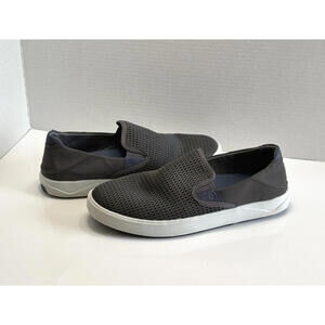 Olukai Lae'ahi Sneakers Men's US 10 Gray Mesh Slip On Breathable Comfort Shoes